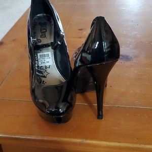 Black tall heel